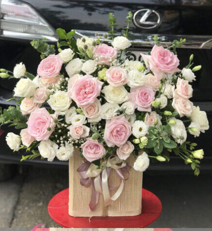 Bó hoa mix màu tặng sinh nhật người thân